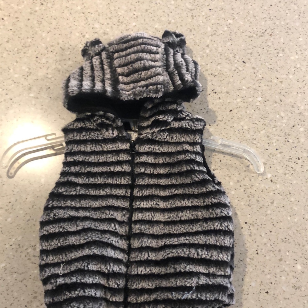 Faux fur vest